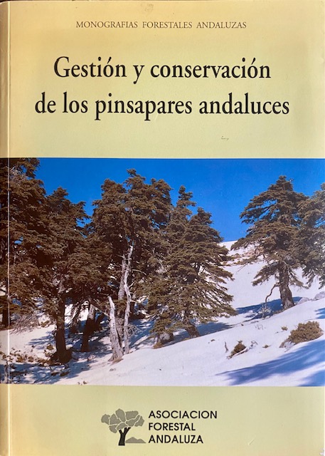 Portada de 'Gestión y conservación de los pinsapares andaluces', Asociación Forestal Andaluza (1994).