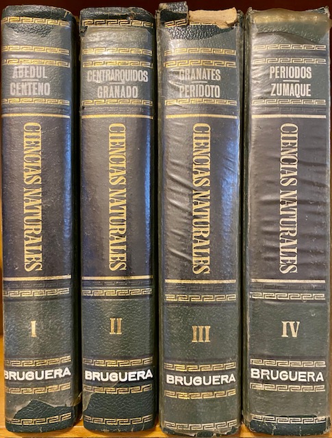 Enciclopedia de 'Ciencias Naturales'. Bruguera (1967).